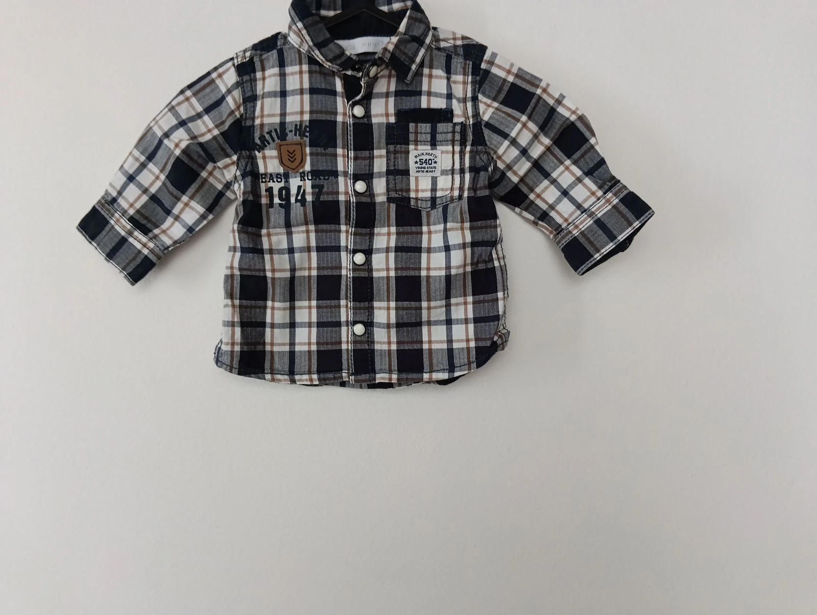Chemise à carreaux Gémo 3 MOIS